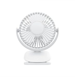 Mini Clip Fan 360 Degree Rotation Rechargeable Fan WiWu FS03 - White DSEG0035