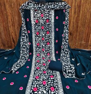 Embroidery Georgette Four Piece RBWF0242