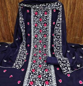 Embroidery Georgette Four Piece RBWF0243