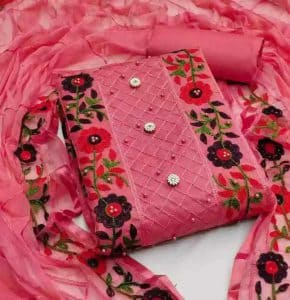 Lakhno Ari Embroidery Three Piece - RBWF0163