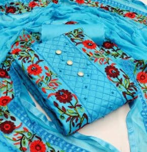 Lakhno Ari Embroidery Three Piece - RBWF0164