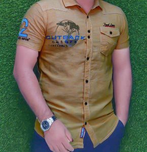 Stylish half Sleeve Print or Solid Shirt  NRMF0043