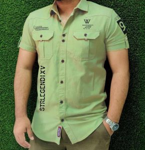 Stylish half Sleeve Print or Solid Shirt  NRMF0046