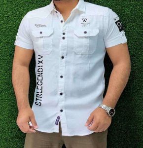 Stylish half Sleeve Print or Solid Shirt  NRMF0048