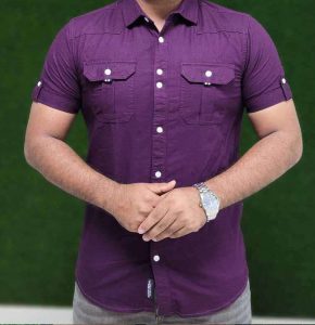 Stylish half Sleeve Print or Solid Shirt  NRMF0034