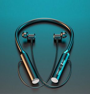 G7 Bluetooth Neckband With Magnetic Headsets - Black Color DSEG0001