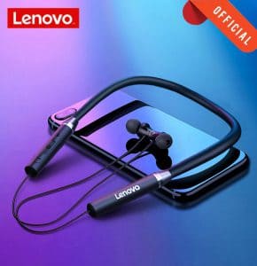 Lenovo HE05 Neckband Original - Black Color DSEG0012