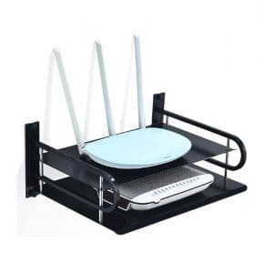 Metal Router Stand Black DSEG0006